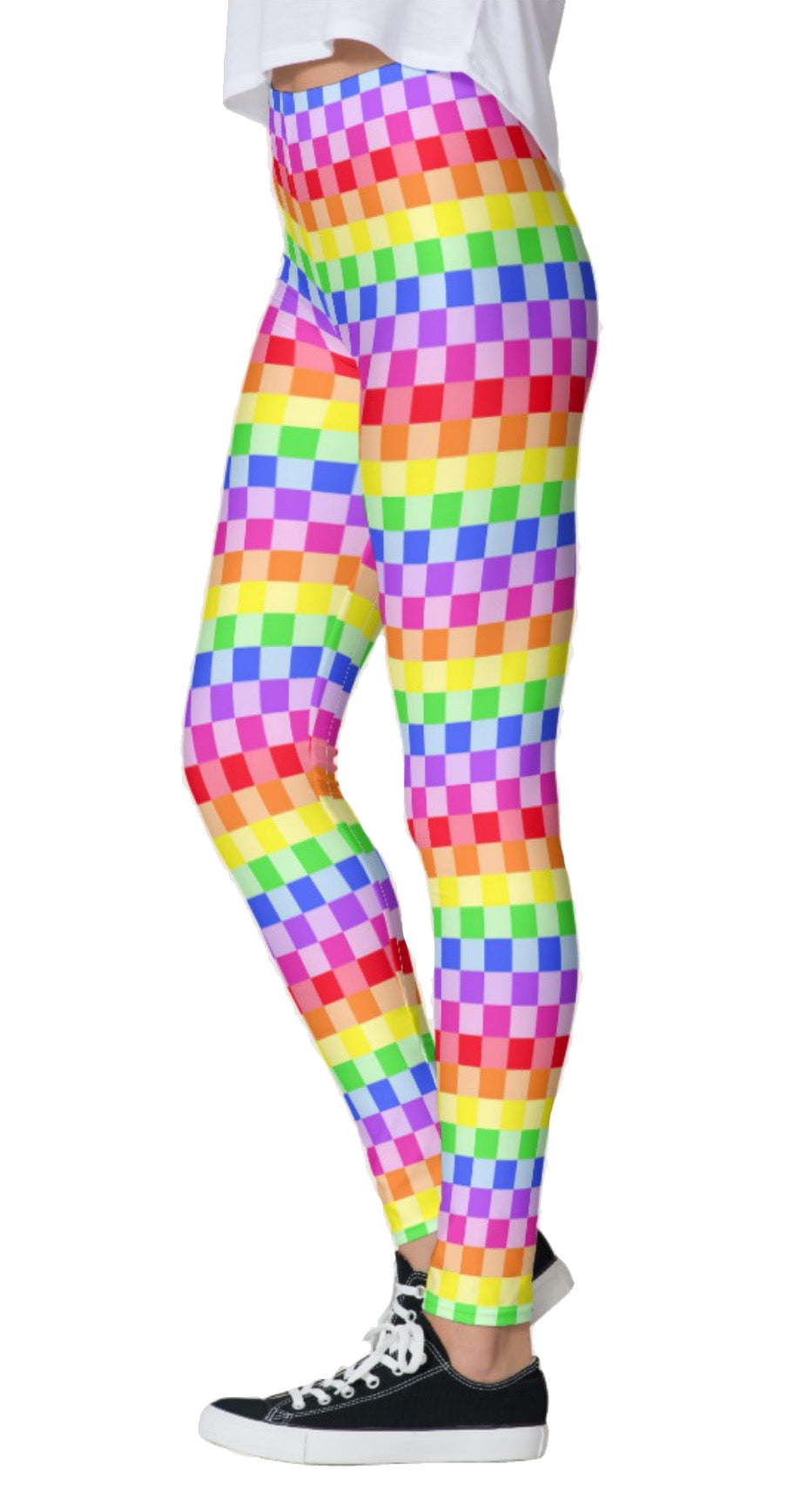 Rainbow Checkered Leggings