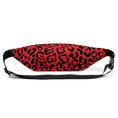 Load image into Gallery viewer, Red Cheetah Fanny Pack
