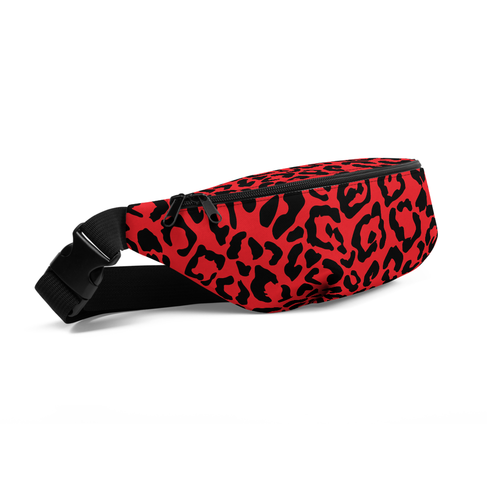 Red Cheetah Fanny Pack