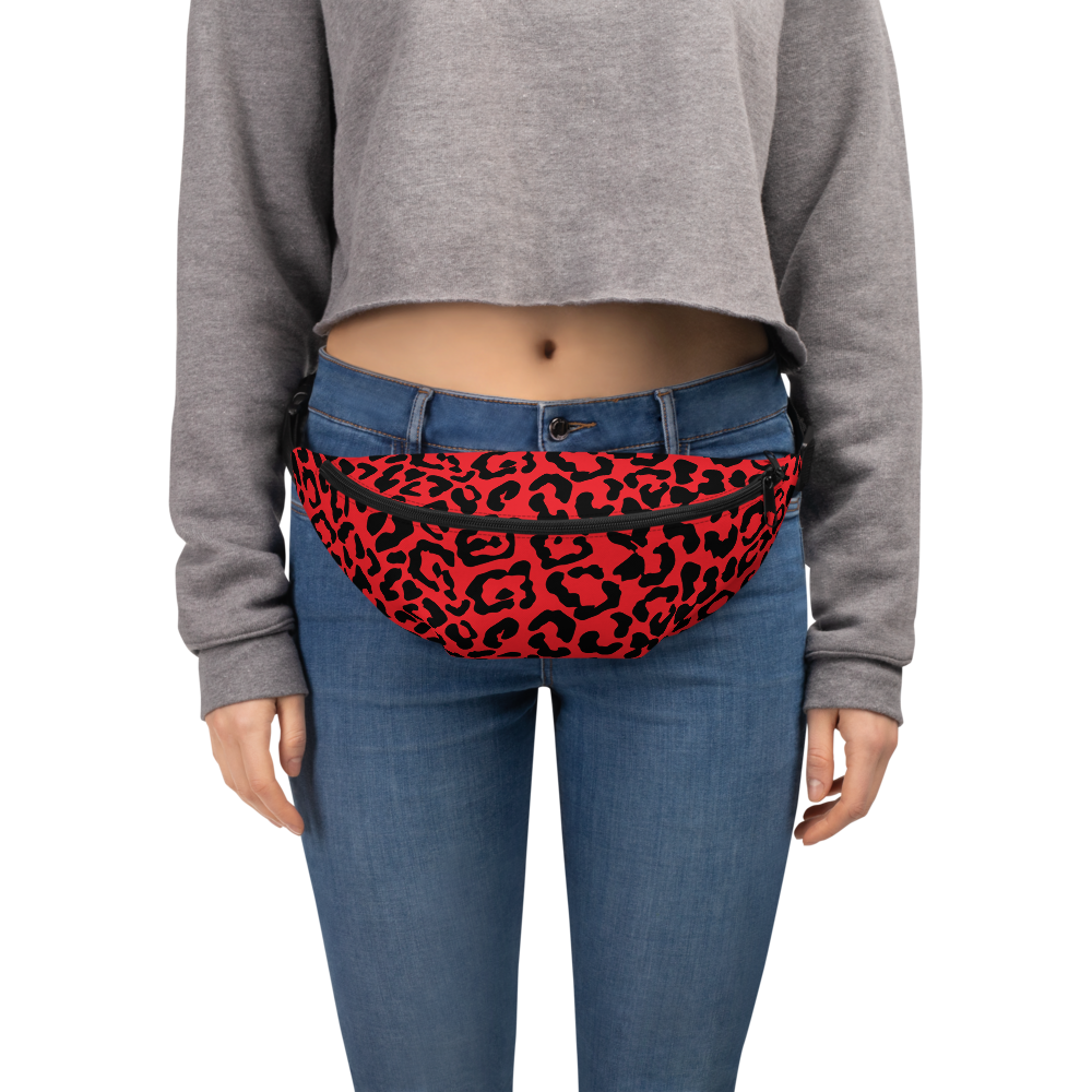 Red Cheetah Fanny Pack