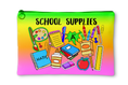Load image into Gallery viewer, School Supplies Accessory Pouch
