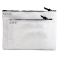 Load image into Gallery viewer, White Stars Black Accessory Pouch
