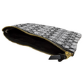 Load image into Gallery viewer, Gray Snakeskin Accessory Pouch
