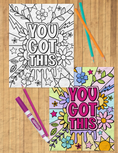 Load image into Gallery viewer, You Got This Coloring Sheet
