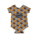 Sports Balls Baby Onesie