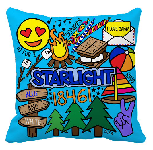 Starlight Throw Pillow Case