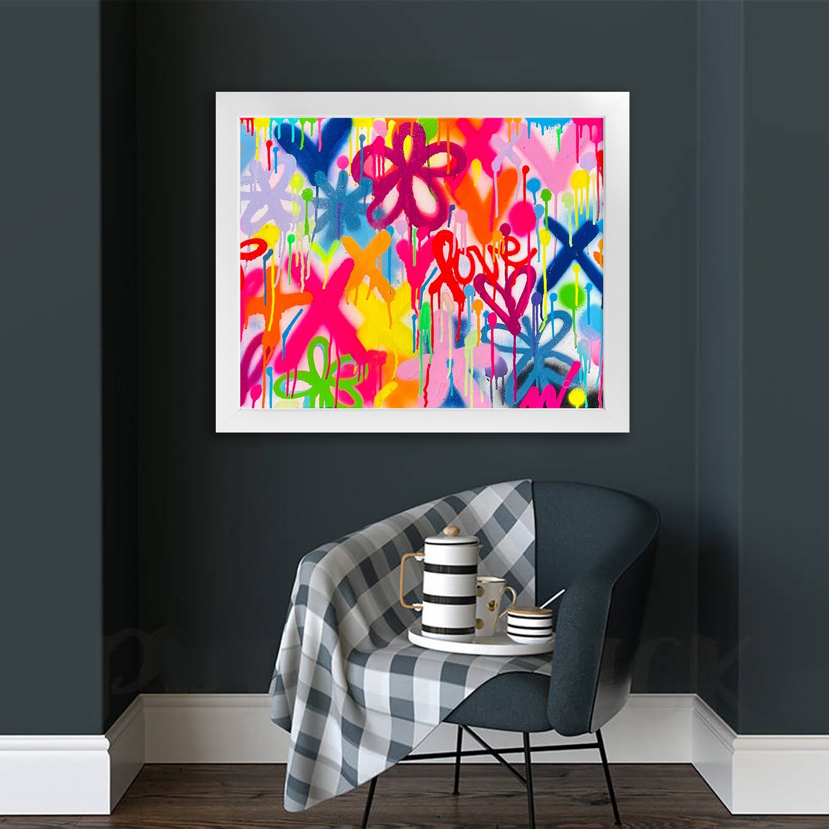 Graffiti Street Style Framed Print