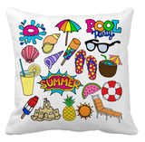 Summertime Throw Pillow