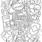 Thank You Healthcare Heroes Coloring Sheet