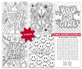 Load image into Gallery viewer, CPD Motivation Coloring Sheet Pack
