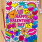 Valentine’s Day Collage Coloring Sheet