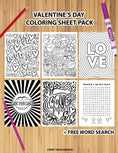 Load image into Gallery viewer, Valentine's Day Coloring Sheet Pack
