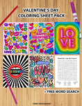 Load image into Gallery viewer, Valentine's Day Coloring Sheet Pack
