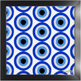 Load image into Gallery viewer, Evil Eye Pattern Framed Print
