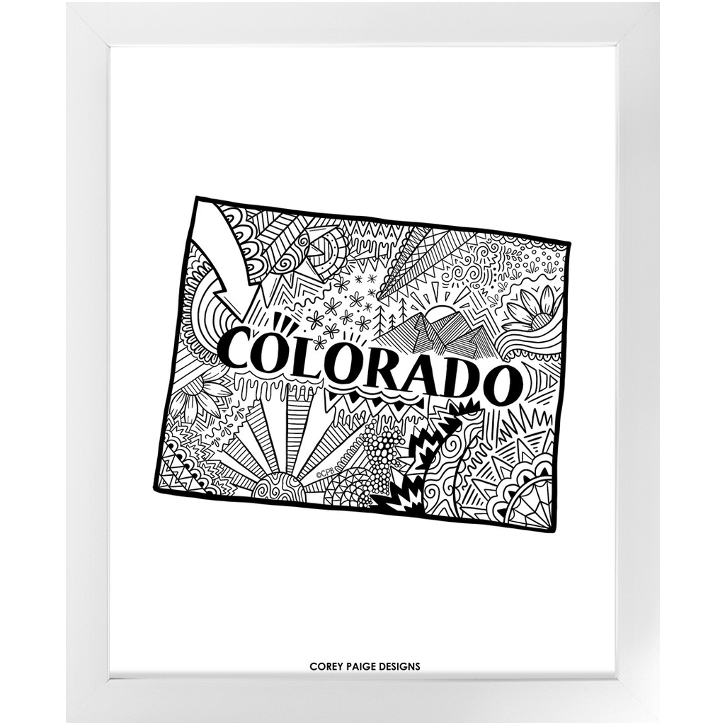 State Pride Framed Print