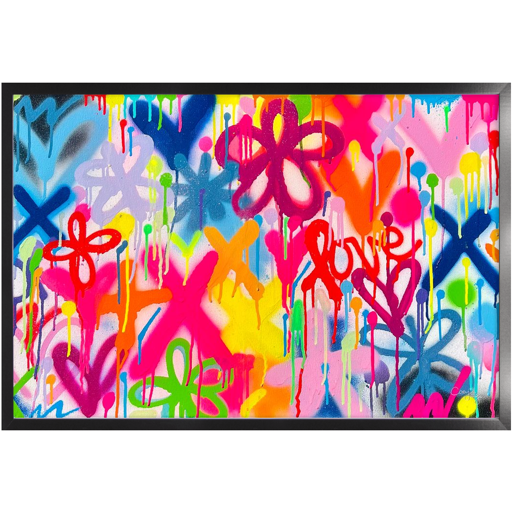 Graffiti Street Style Framed Print