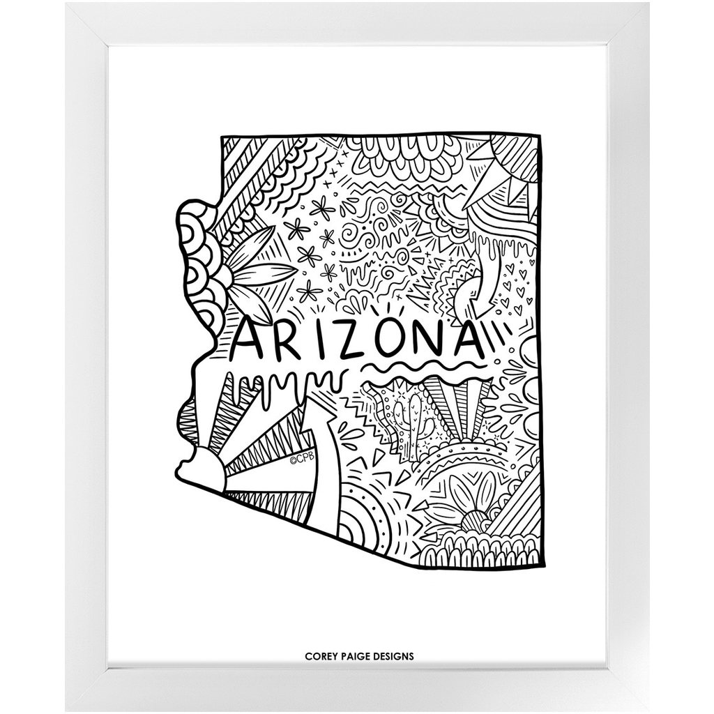 State Pride Framed Print