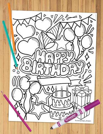 Coloring Sheets – CoreyPaigeDesigns