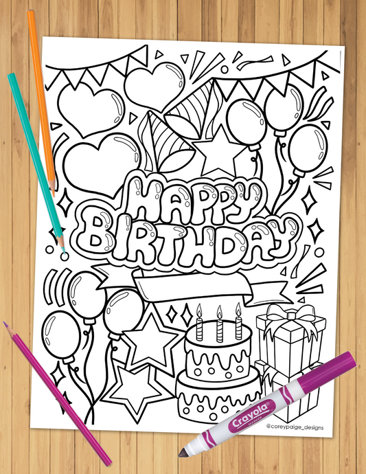 Paige Tate & Co Hey Day Coloring Book