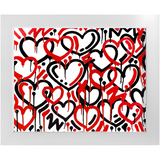 Electric Love College Colors Framed Print