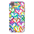 Load image into Gallery viewer, Rainbow Graffiti Hearts Phone Case
