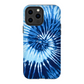 Blue Two Tone Tie Dye Phone Case