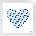 Load image into Gallery viewer, Butterfly Heart Framed Print
