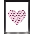 Load image into Gallery viewer, Butterfly Heart Framed Print
