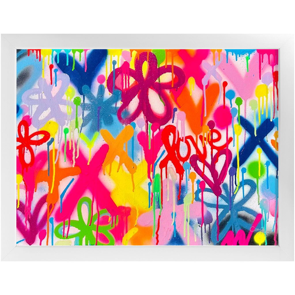 Graffiti Street Style Framed Print