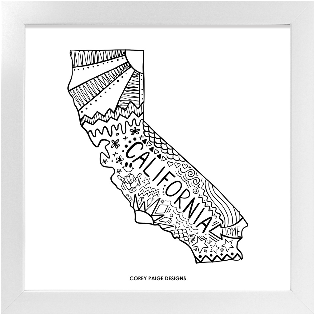State Pride Framed Print