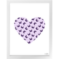 Load image into Gallery viewer, Butterfly Heart Framed Print
