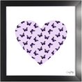 Load image into Gallery viewer, Butterfly Heart Framed Print
