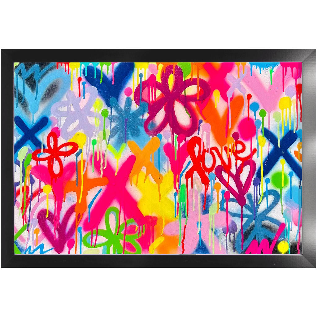 Graffiti Street Style Framed Print
