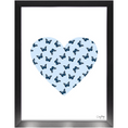 Load image into Gallery viewer, Butterfly Heart Framed Print
