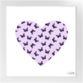 Load image into Gallery viewer, Butterfly Heart Framed Print
