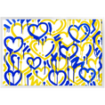 Load image into Gallery viewer, Electric Love College Colors Framed Print
