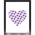 Load image into Gallery viewer, Butterfly Heart Framed Print
