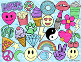 Emoji Coloring Sheet