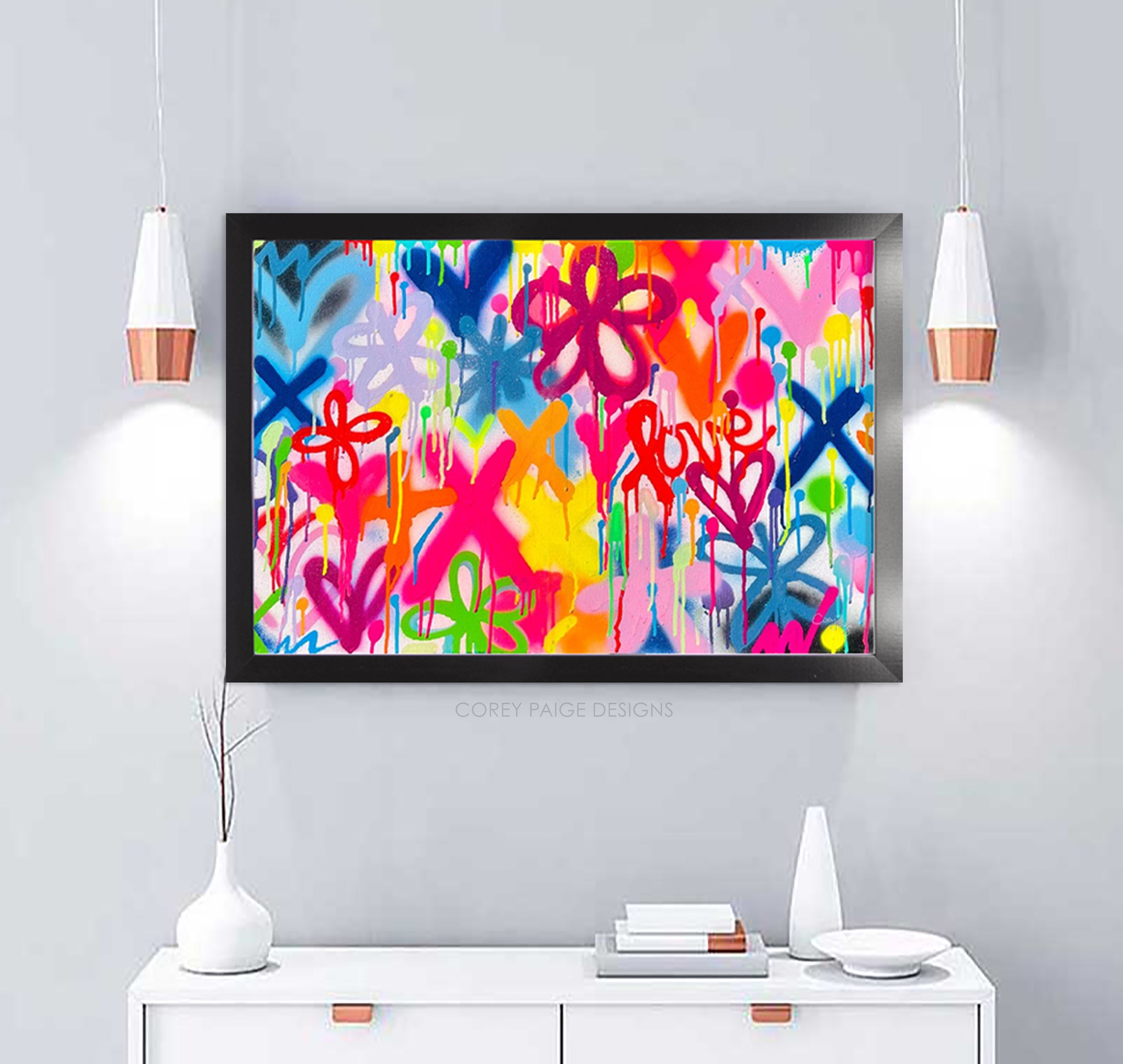 Graffiti Street Style Framed Print