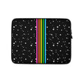 Load image into Gallery viewer, Rainbow Stripe Stars Laptop Sleeve
