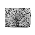 Load image into Gallery viewer, Black & White Tie Dye Laptop Sleeve
