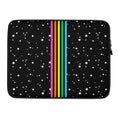 Load image into Gallery viewer, Rainbow Stripe Stars Laptop Sleeve
