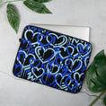 Load image into Gallery viewer, Blue Electric Love Laptop Sleeve
