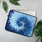 Blue Two Tone Tie Dye Laptop Sleeve