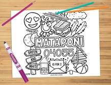 Camp Mataponi Coloring Sheet