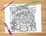 Camp Mataponi Coloring Sheet