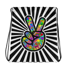 Peace Out Drawstring bag