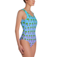 Load image into Gallery viewer, Palm Trees Ombre One-Piece

