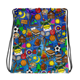 Load image into Gallery viewer, Galaxy Camp Drawstring Bag
