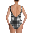 Load image into Gallery viewer, Black Gingham One-Piece

